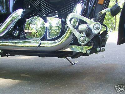 Honda Shadow ACE 750 8" FORWARD CONTROLS EXTENSIONS KIT Powder Coated Black peg