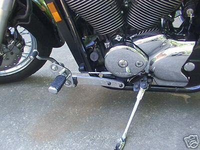 Honda Shadow ACE 750 8" FORWARD CONTROLS EXTENSIONS KIT Powder Coated Black peg