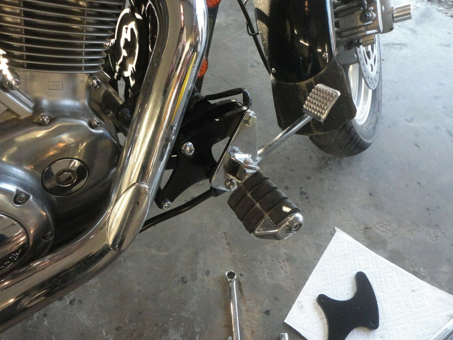 Honda Shadow Sabre VT1100 / C2 Spirit 4" forward control extensions