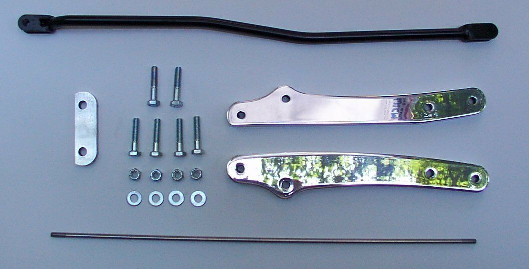 Honda Shadow ACE 750 8" FORWARD CONTROLS EXTENSIONS KIT Powder Coated Black peg