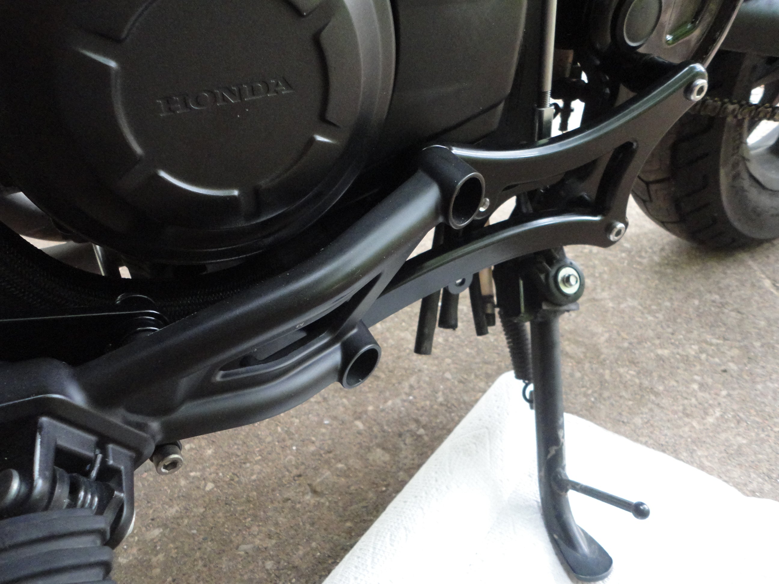 Iron Forward Footpeg Adjustable Set For 2017-2025 Honda CMX500 Rebel – Black